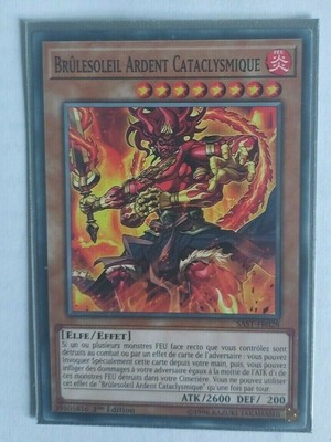 SAST-FR028 FR LOT DE 4 COM BRÛLESOLEIL ARDENT CATACLYSMIQUE PLAYSET YU-GI-OH 