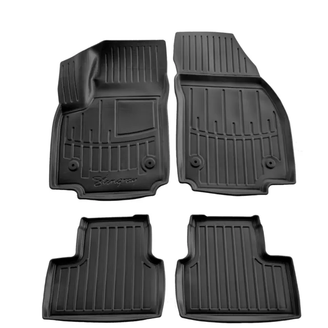 Gummifußmatten für Opel Meriva B 2010-2017 3D Schalen Set Automatten