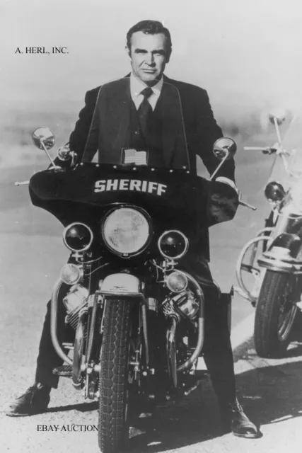 Moto Guzzi Police Sean Connery James Bond 007 Movie photo 1971 Diamonds Forever