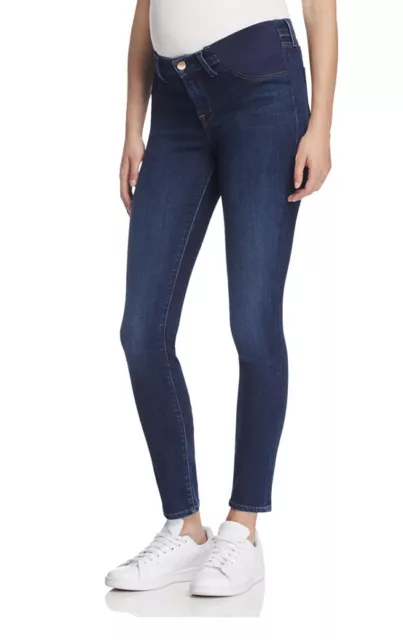 J Brand Mama J Maternity Skinny Jeans with Side Panels Sz 25