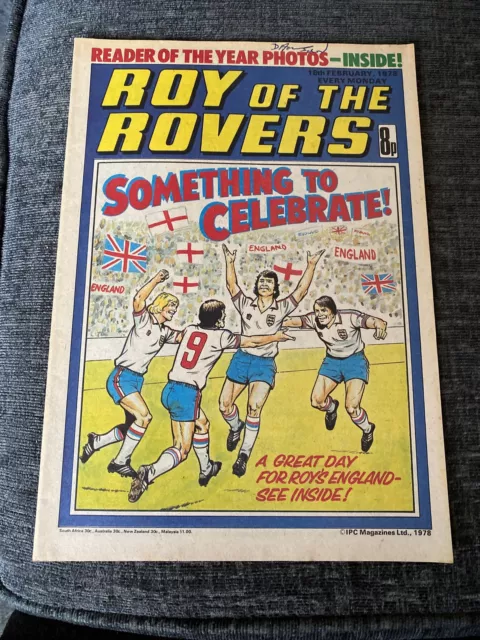 Roy Of The Rovers Comic - 18 February 1978