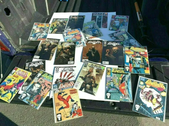 Punisher Comics  Lot of 20+ SEE PHOTOS Marvel (Punisher Eurohit Series Full)