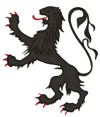 Patch dorsal écusson thermocollant patche Aigle medieval armoirie blason 