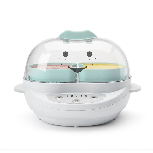 Turbo Steamer Five Steam Settings and A Built-in Timer Egg Cooking Food Makers
