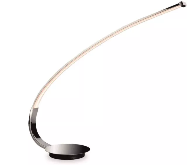 Firstlight Arco LED Table Lamp Chrome 47.5cm H