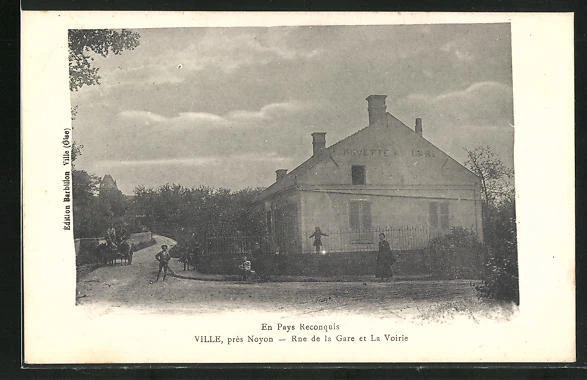 CPA Ville, Rue de la Gare et La Voirie
