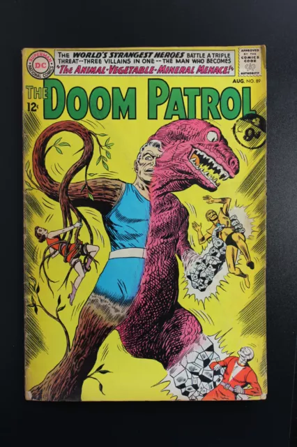 Doom Patrol # 89 DC 1964 1st Animal-Vegetable-Mineral Man G+