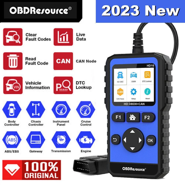 Diesel OBD2 Scanner All System Fault Check Code Reader for Mercedes-Benz Detroit