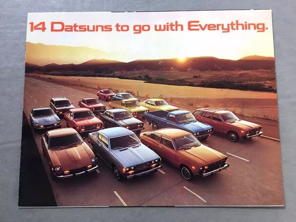 1976 Datsun Car Sales Brochure Catalog - 610 710 B-210 280-Z 280Z Pickup Truck