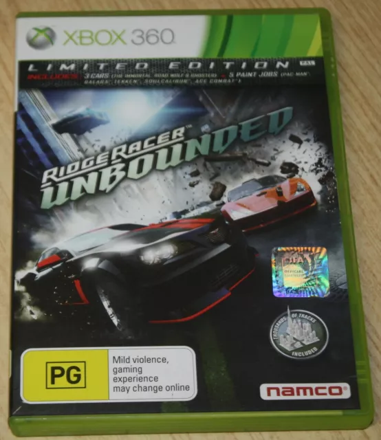 XBOX 360 Game - Ridge Racer Unbounded Limited Edition