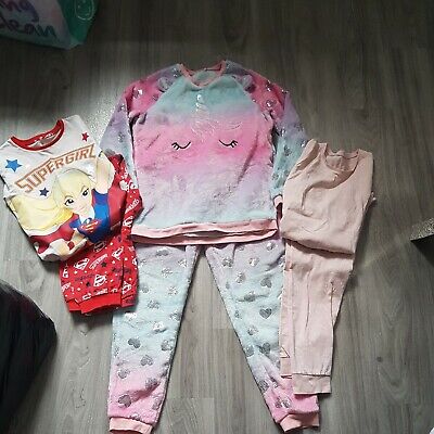 Girls Pyjama Bundle X3 Size 12-13 Excellent