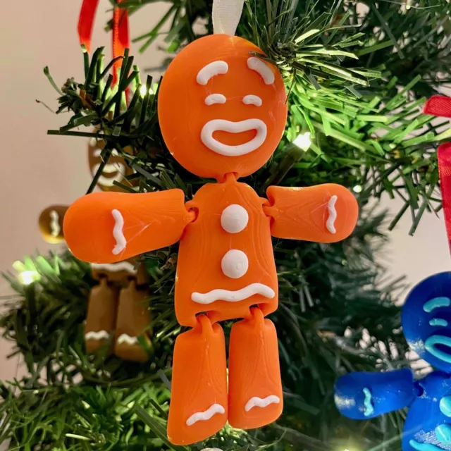 Flexi Gingerbread Man - Christmas Tree Decoration 2