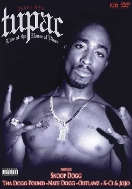 Tupac Live At The House Of Blues DVD (2013) NEW SEALED Hip Hop Rap Concert