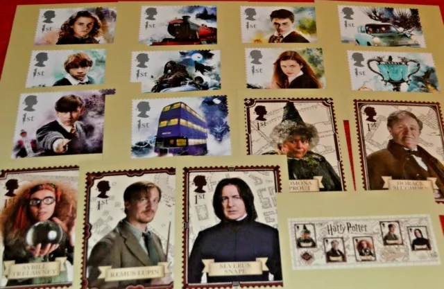 Harry Potter Royal Mail Stamp Postcards