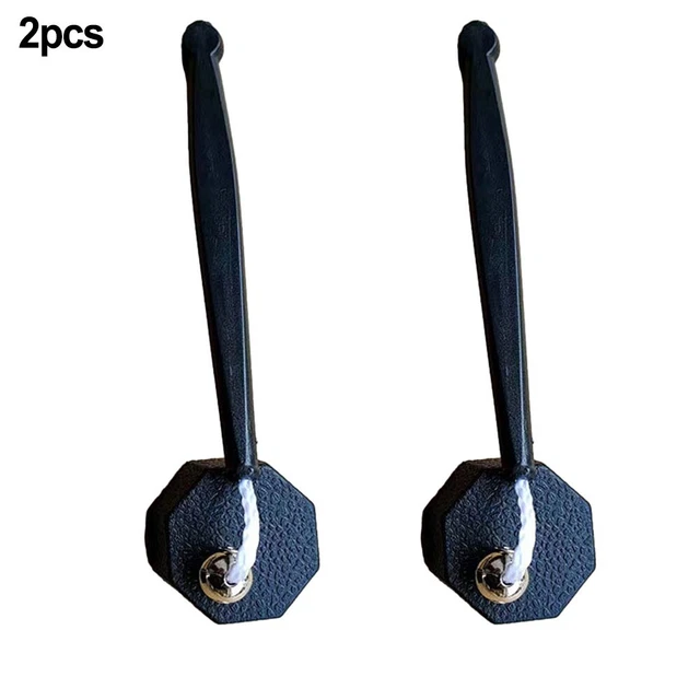 Chalk Holders 2PCS 30*23*23mm Black Chalk Octagon Plastic Pool Cue Snooker