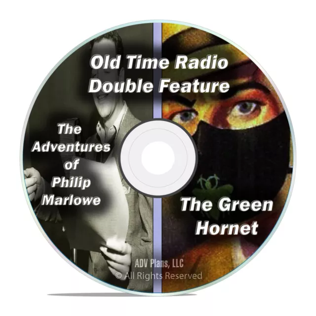 Philip Marlowe, The Green Hornet, 407 Episodes, Old Time Radio, OTR, DVD CD F68