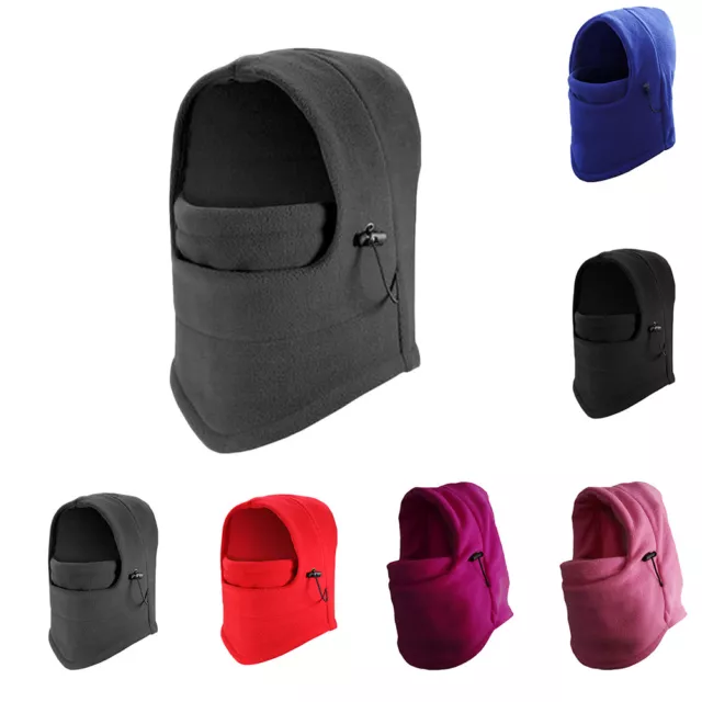 Winter Thermal Fleece Balaclava Hood Cap Ski Face Mask Hat Neck Warmer for Kids