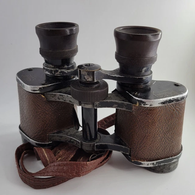 ORIGINAL &CARL ZEISS Turactem" 8X30 Dated German Military Binoculars