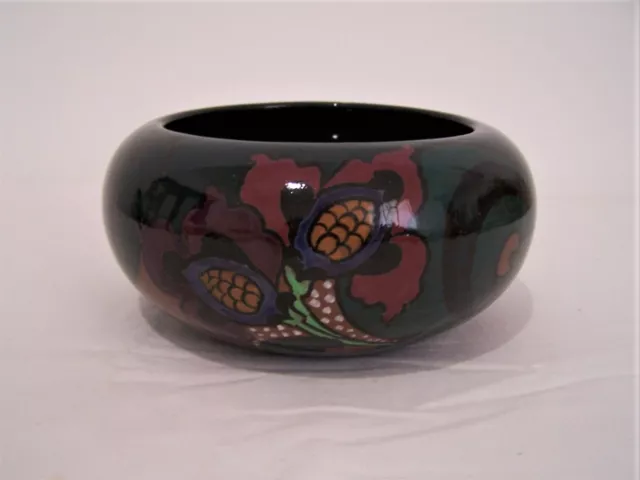 Rare Canning Pottery "Decoro" Art Deco Hand Painted Bowl Regd.No.429479