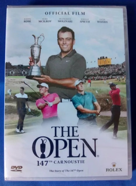 THE OPEN 147th CARNOUSTIE (2018) OFFICIAL DVD * NEW SEALED * FREE 1st CLASS P&P