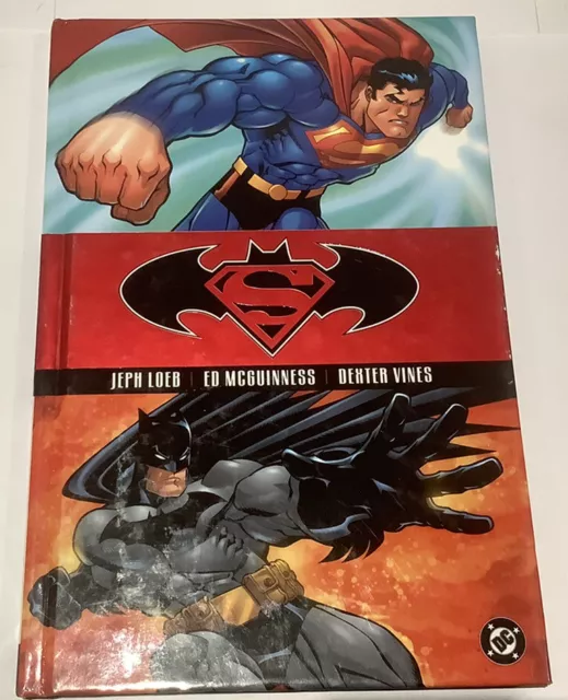 Superman/Batman Volume 1: Public Enemies by Jeph Loeb (DC Comics Hardback, 2004)