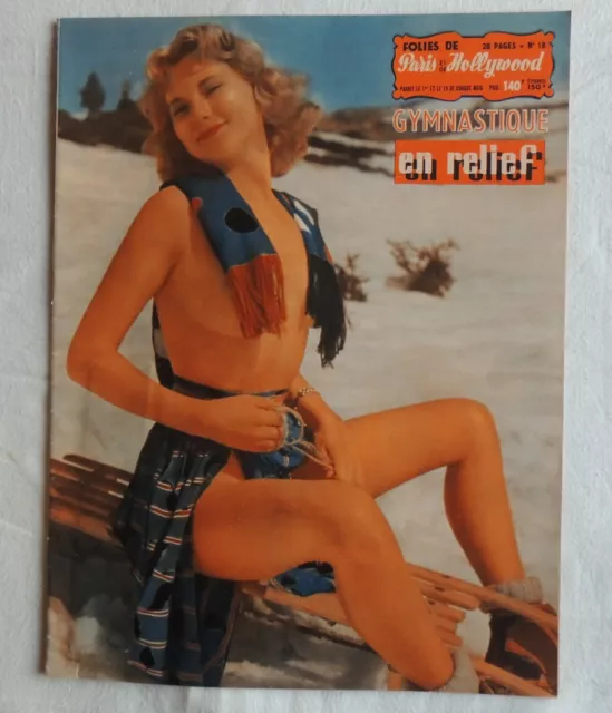 Vintage Glamour Magazine Folies de Paris et de Hollywood n°18 - Comme neuf