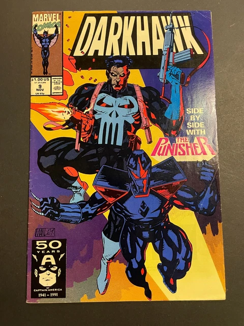 Marvel Comics Darkhawk Vol 1 #9 1991 JS2
