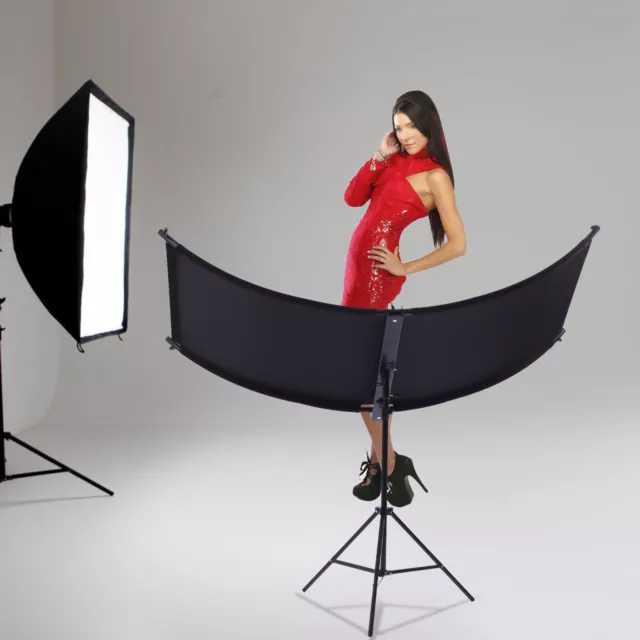 Arclight Curved Lighting Reflector 4in1 Clamshell Photography Light Reflector US