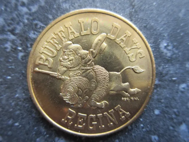 1967 Regina Buffalo Days Buffalo Buck $.50 Half Dollar
