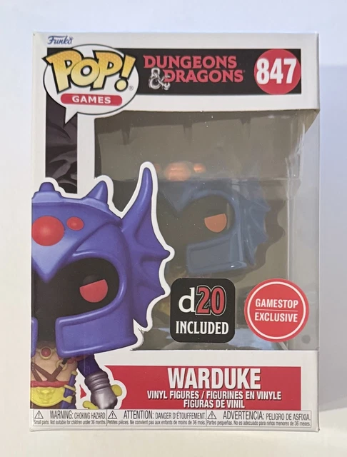 Funko POP! Warduke Edición Especial – Figura De Vinilo De Dungeons & Dragons Con Dado, Coleccionable Para Fans