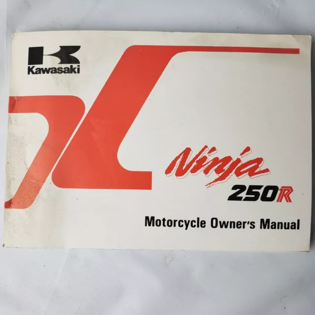1989 Kawasaki Ninja 250 EX250 F3 Owner's Manual Book OEM ORIGINAL 99920-1445-03