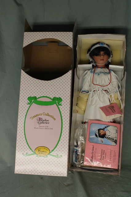 Treasury Collection Paradise Galleries Premiere Ed. Pocahonas Pow Wow Doll NIB