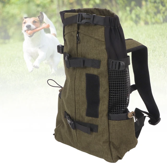 Pet Carrier Backpack Multipurpose Nylon Breathable Mesh Portable Cat Travel Dob