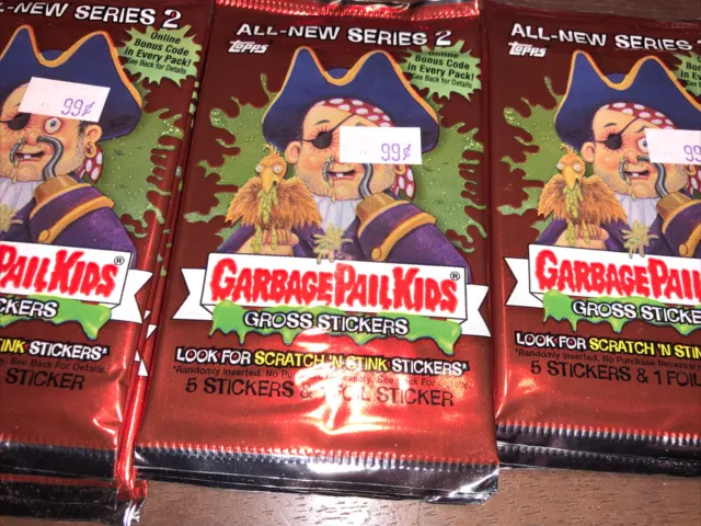 2004 Garbage Pail Kids All New Series 2 (ANS 2) Sealed Sticker Pack