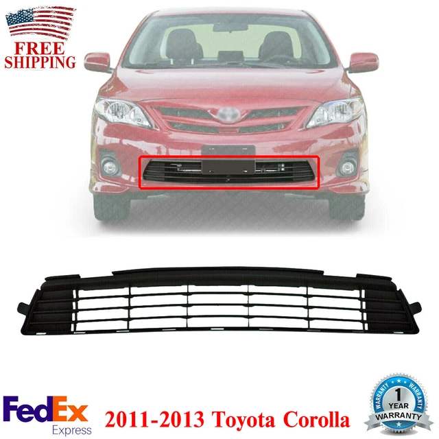 FRONT BUMPER LOWER Grille Textured Face Bar Plastic For 2011 2013 