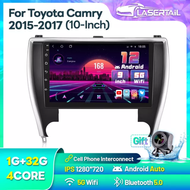 For Toyota Camry 2015-2017 Android 13 Car Stereo Radio  Bluetooth GPS DSP