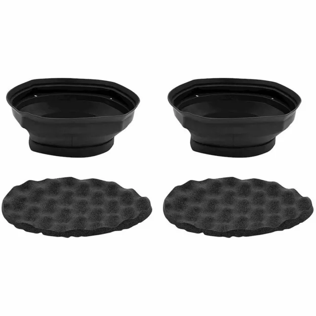 6 x 9" Silicone Speaker Baffle Kit Bass Reflex IBSBF69 by Install Bay (1-Pair)