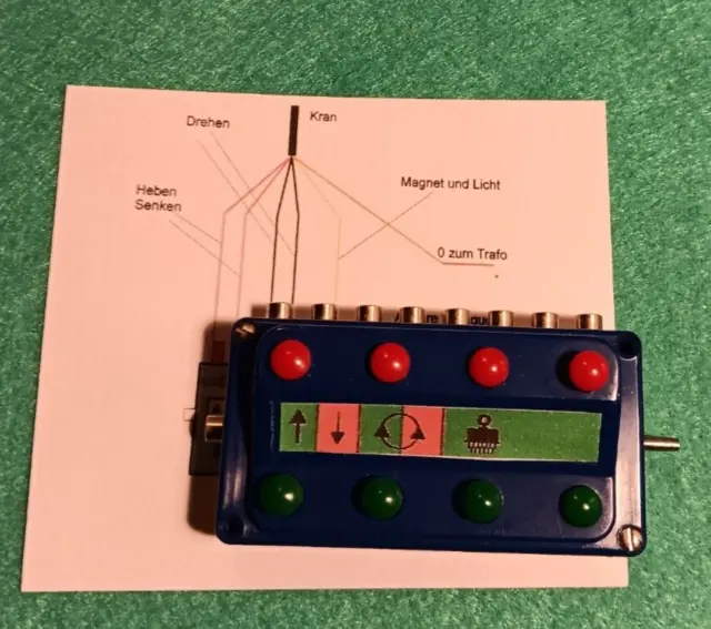 Stellpult modifiziert für den Märklin  Kran 7051 oder Märklin Kran 451