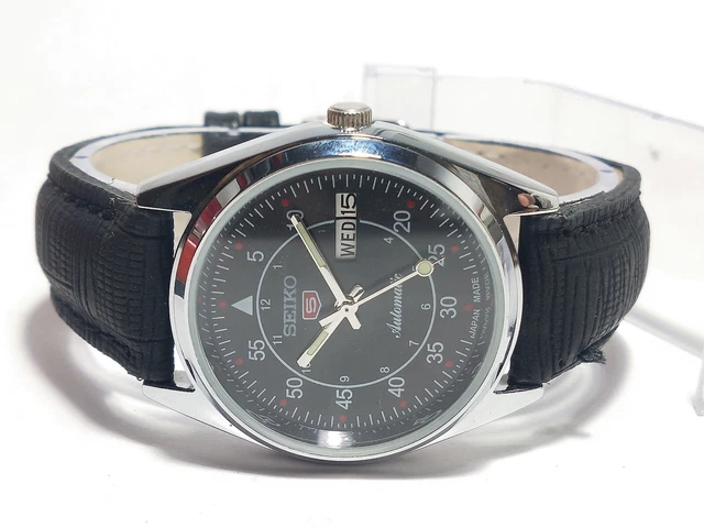 Vintage Seiko Automatic Movement Day Date Analog Dial Wrist Watch F1