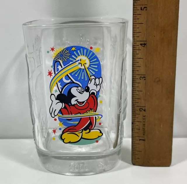 Mcdonald’s Walt Disney World 2000 Celebration Mickey Mouse Epcot Glass Cup