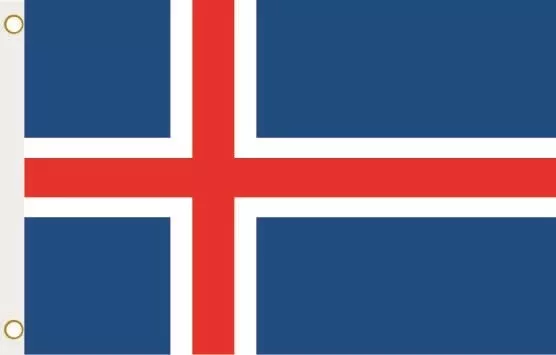 Flagge Fahne Island 90 x 150 cm zum Hissen