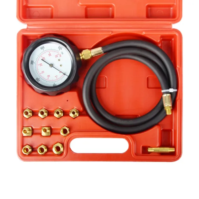 UK Wave Box Oil Pressure Meter Tester Gauge Test Kit Petrol Diesel Garage