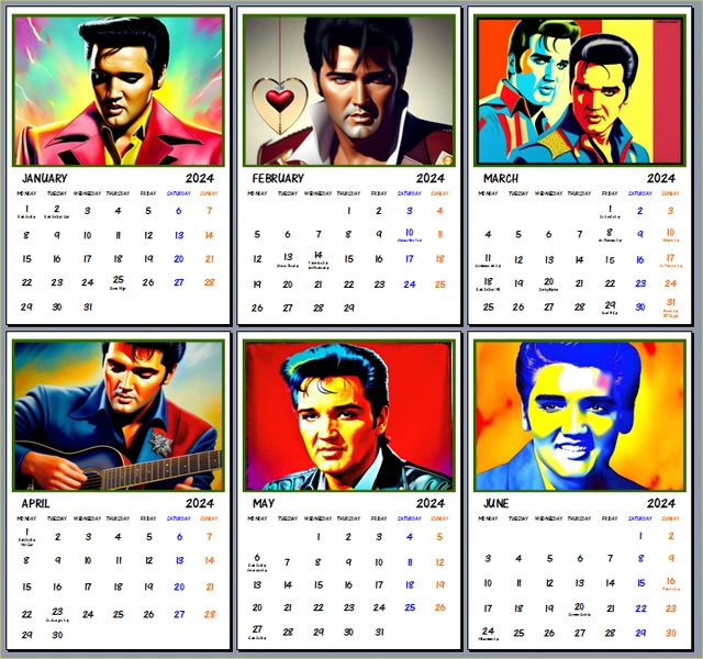 Rock And Roll Calendar 2025 Adrian Clarkson