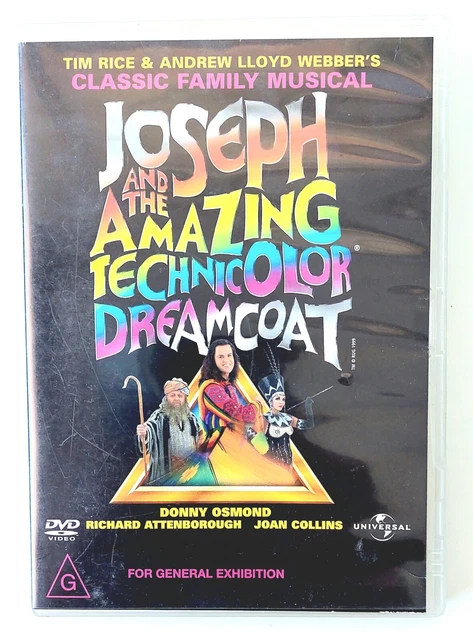 Joseph And The Amazing Technicolor Dreamcoat DVD Movie - REGION 4 AUSTRALIA PAL