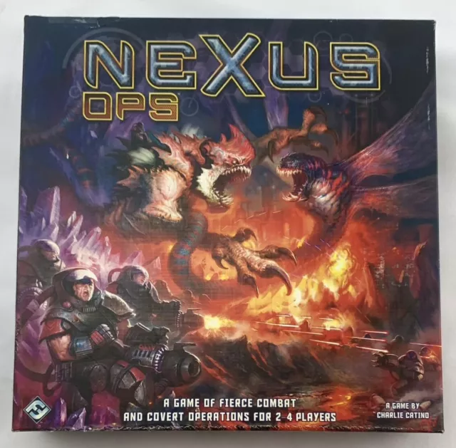 2005 Nexus Ops Board Game Fantasy Flight Games New Never Played