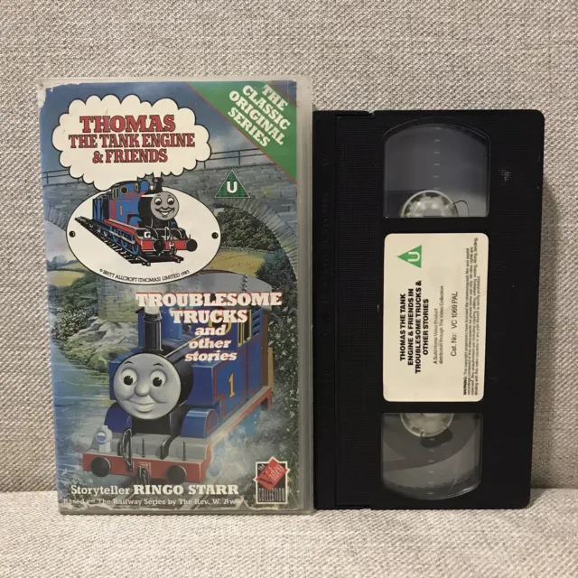 THOMAS THE TANK Engine And Friends Vhs Video - Troublesome Trucks ...