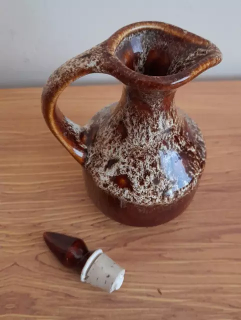 Fosters Kernewek Cornwall Studio Pottery Oil And Vinegar Dispenser