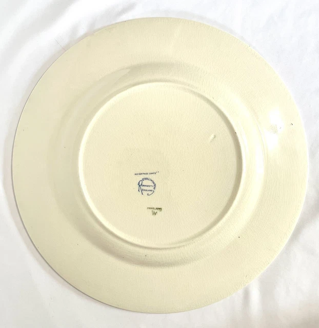Vtg Pre-1960 Royal Winton Grimwades Old Cottage Chintz Charger Plate 3