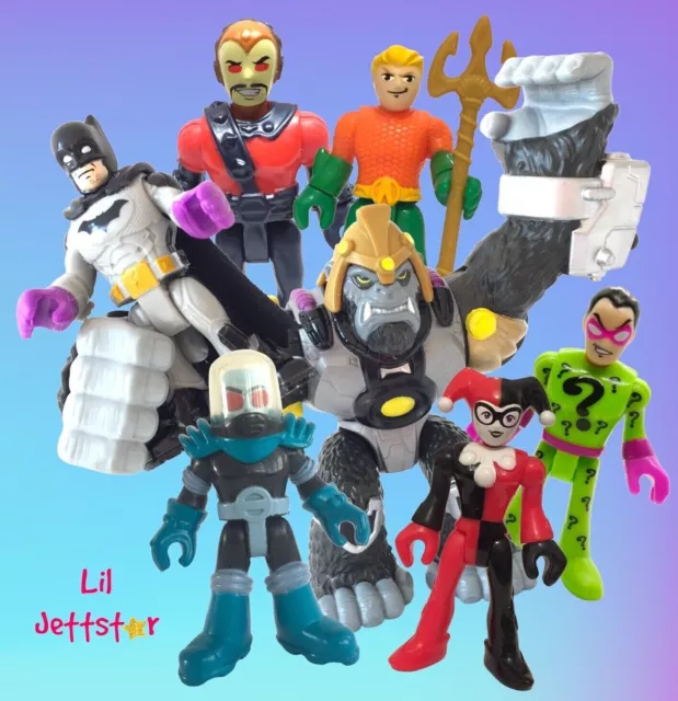 IMAGINEXT DC Super Friends Heroes & Villains Used 3" Figures Loose *Pls Select*