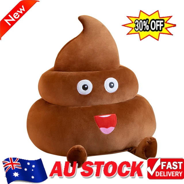 Poop emoji farting online plush toy uk
